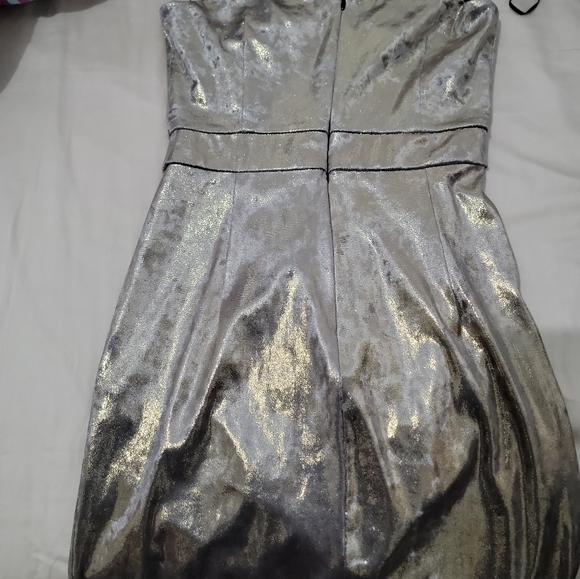 Zara Dress - metallic size S - Picture 4 of 5